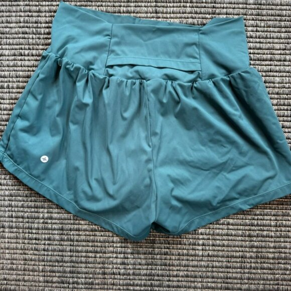 HALARA Blue High Waist Athletic Shorts - Picture 2 of 4
